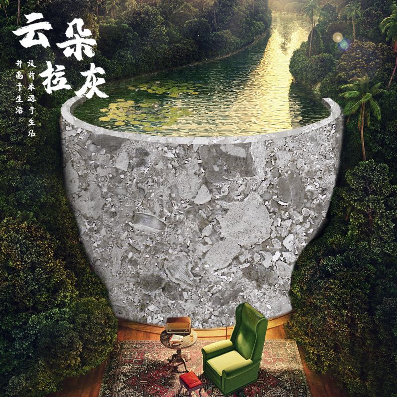 云朵拉灰大理石特点1