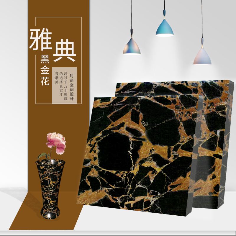 雅典黑金花大理石特点2