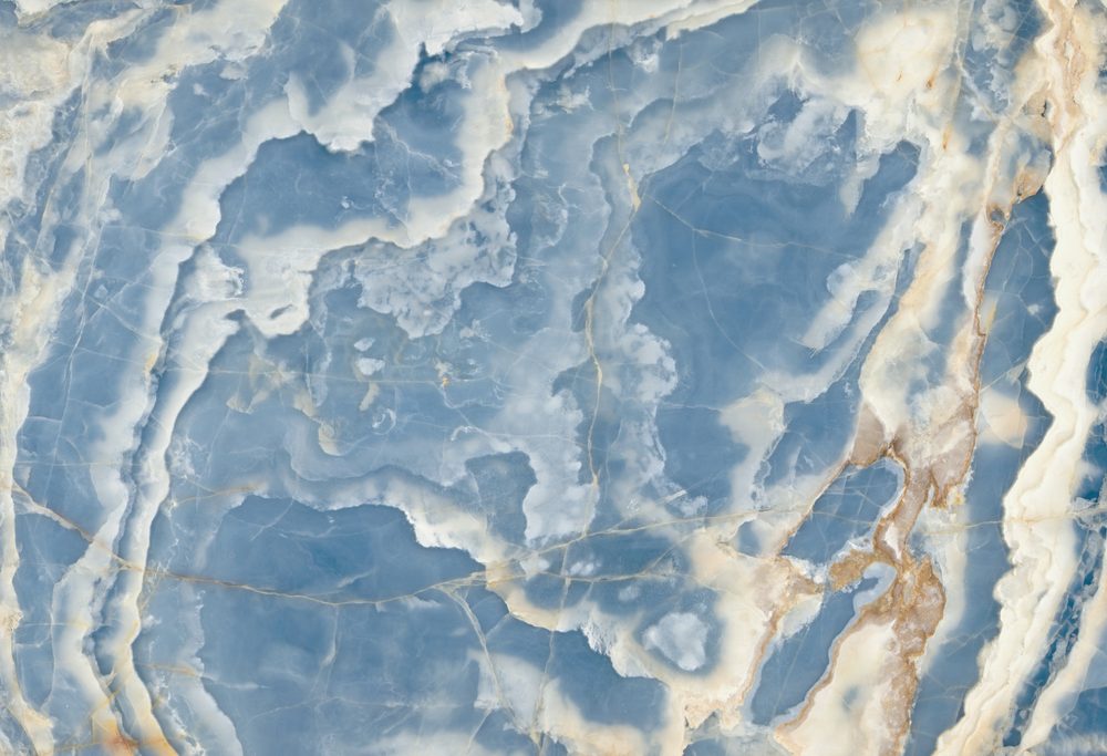 蓝玉奢石玉石实拍图
