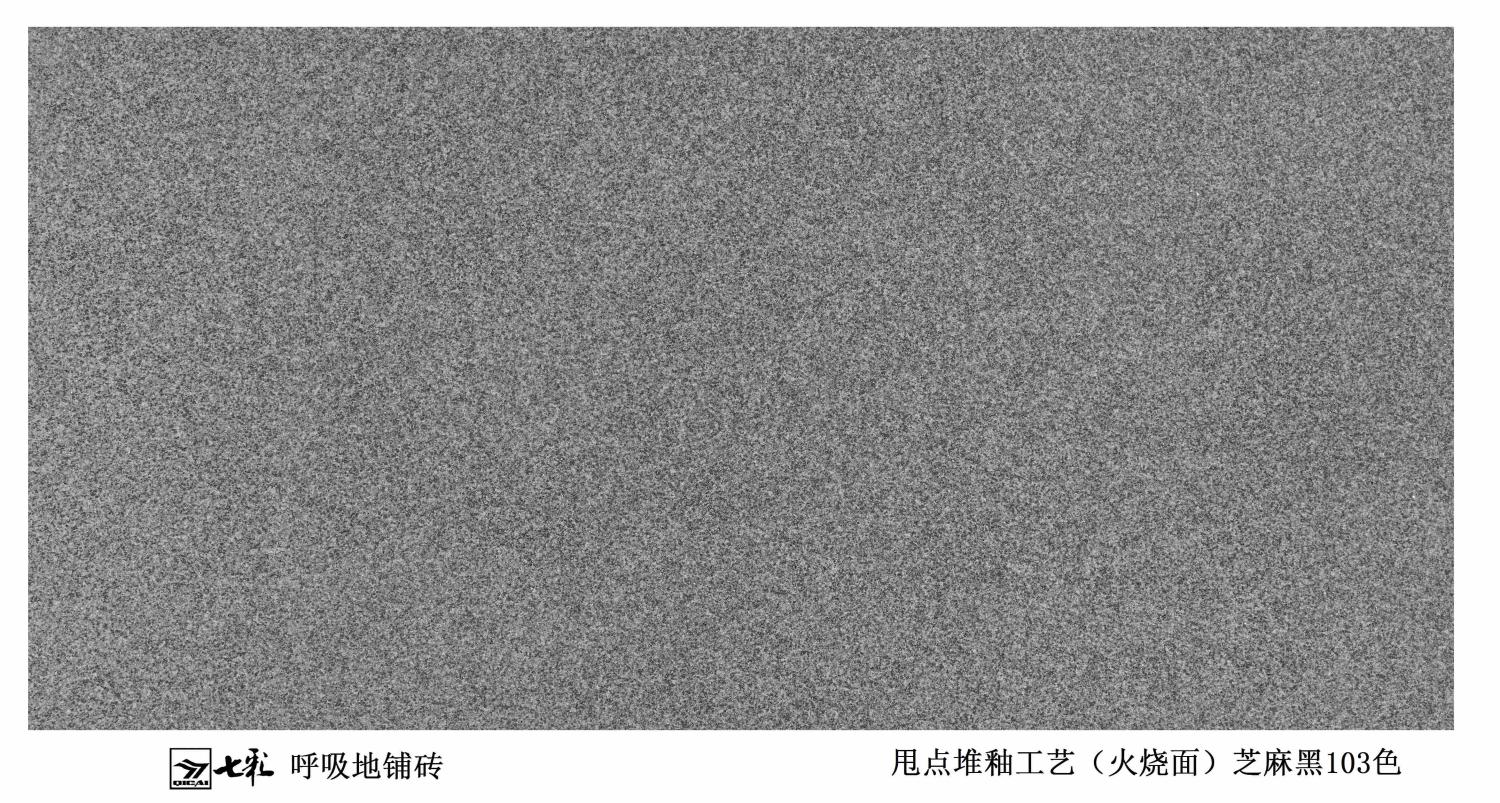 芝麻黑103色 PC仿石地铺石 铺装效果图1 宁波融诚石业