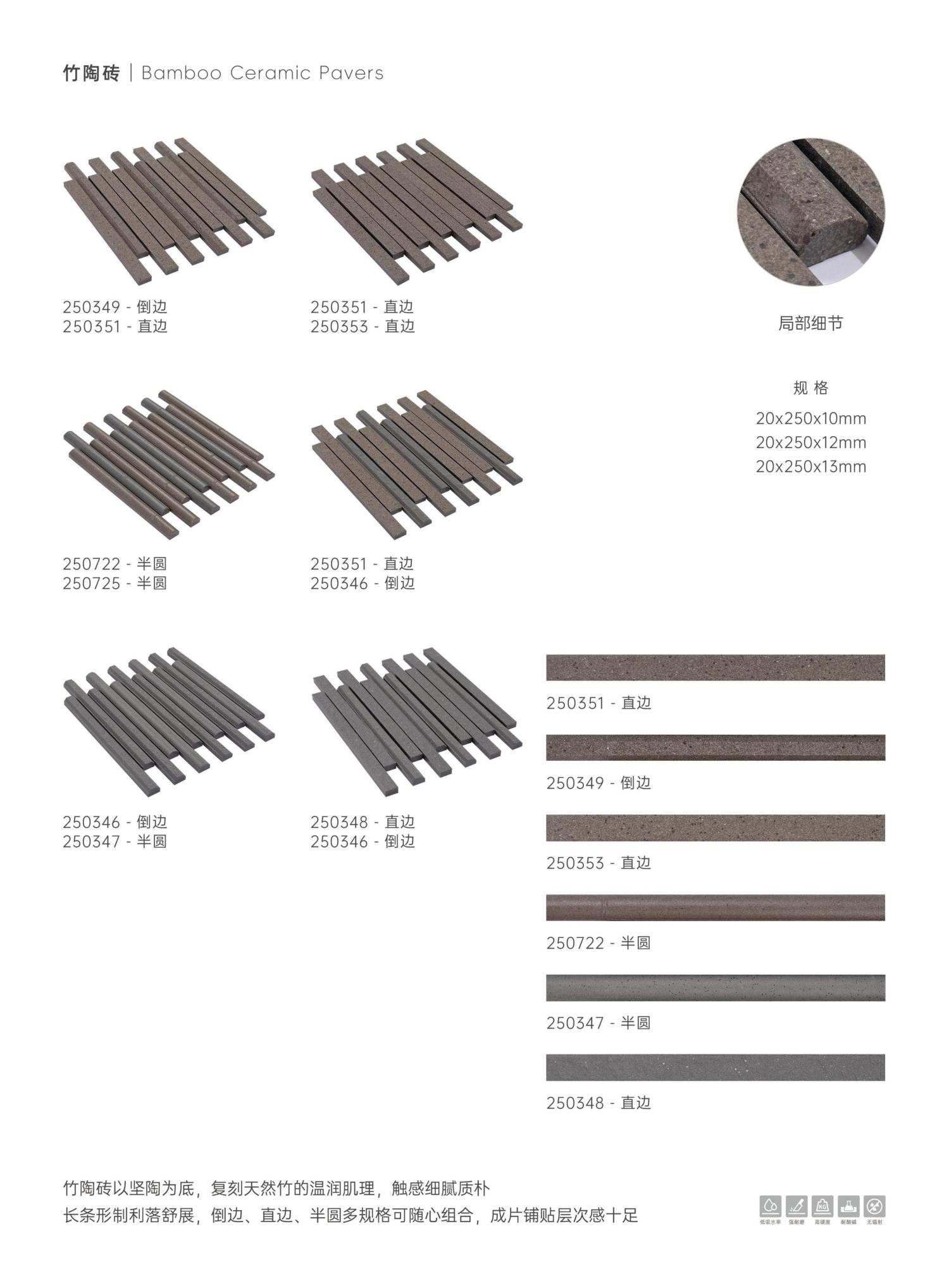 250781-半圆 PC仿石异型加工件 铺装效果图3 宁波融诚石业