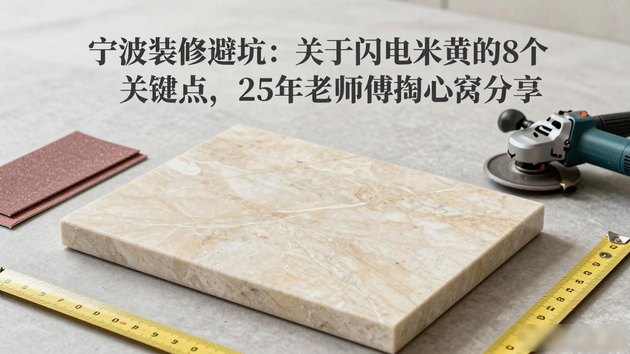 关于闪电米黄，25年石材老师傅告诉你8个关键点_闪电石材图片_闪电米黄大理石好不好