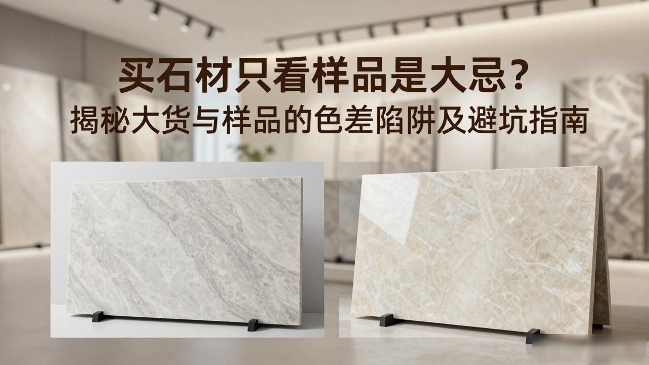 石材样品板_石材样品标签图片_买石材为什么不能只看样品？大货和样品差异的那些事