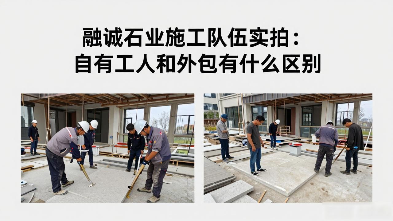 融诚石业施工队伍实拍：自有工人和外包有什么区别_融诚石业施工队伍实拍：自有工人和外包有什么区别_融诚石业施工队伍实拍：自有工人和外包有什么区别