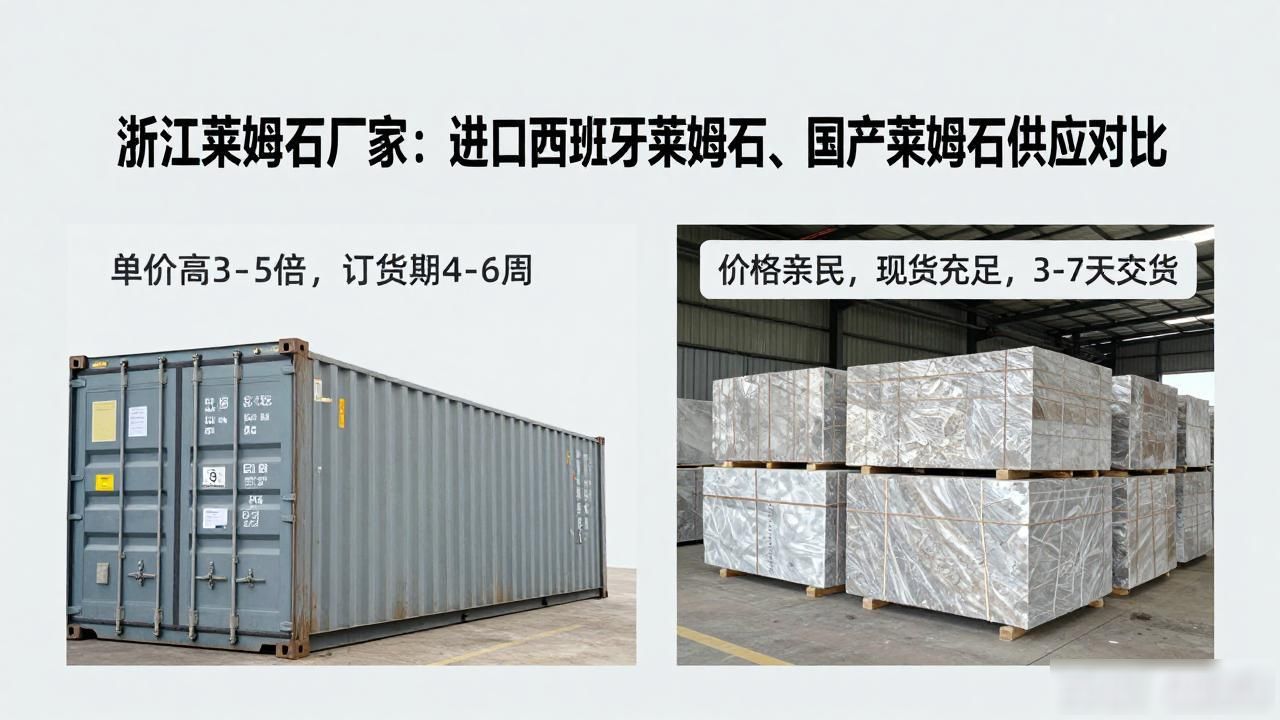 石材莱姆石价格产地_浙江莱姆石厂家：进口西班牙莱姆石、国产莱姆石供应对比_莱姆石厂家哪家最好