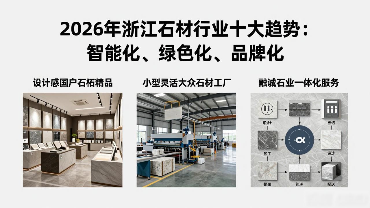 浙江绿色石化有限公司_石化绿色发展_2026年浙江石材行业十大趋势：智能化、绿色化、品牌化