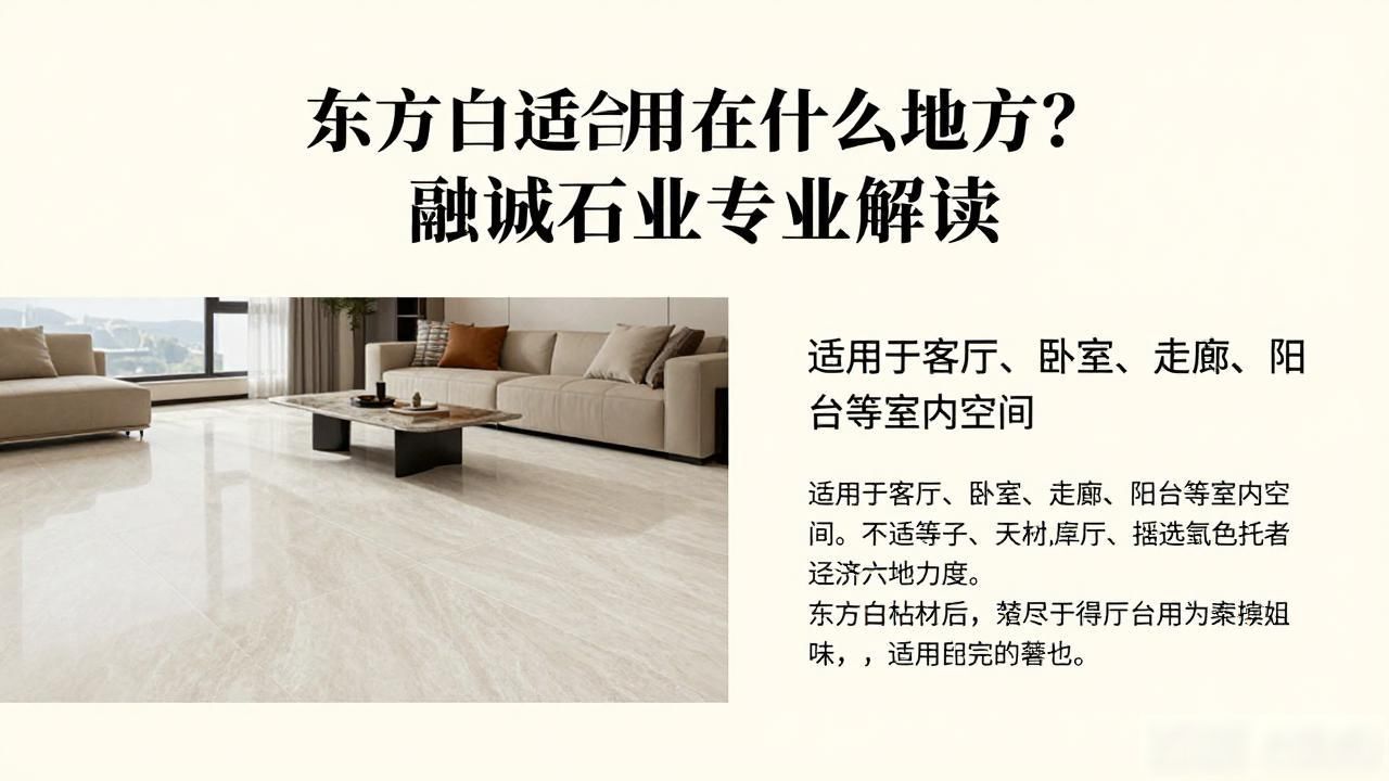 诚融置业_东方融诚园_东方白适合用在什么地方？融诚石业专业解读