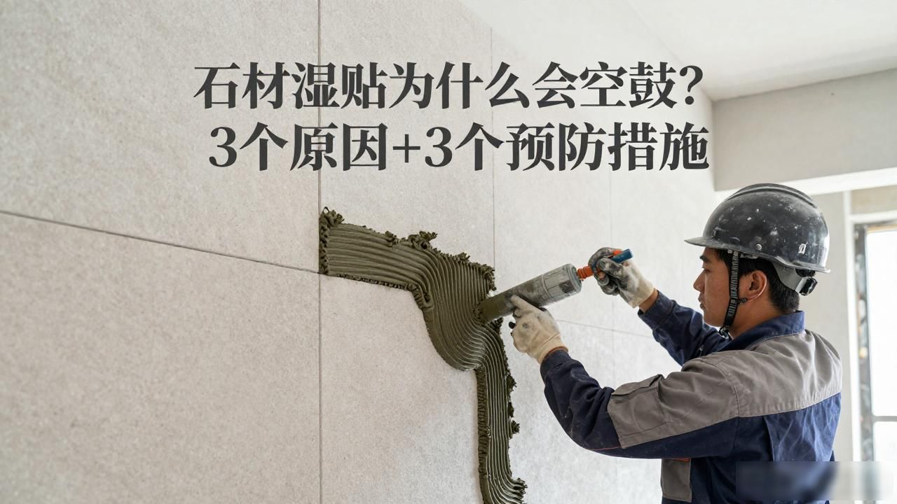 石材湿贴规范要求_石材湿贴施工工艺的施工要点_石材湿贴为什么会空鼓？3个原因+3个预防措施