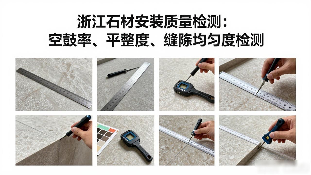 石材平整度允许偏差_石材拼缝允许偏差_浙江石材安装质量检测：空鼓率、平整度、缝隙均匀度检测