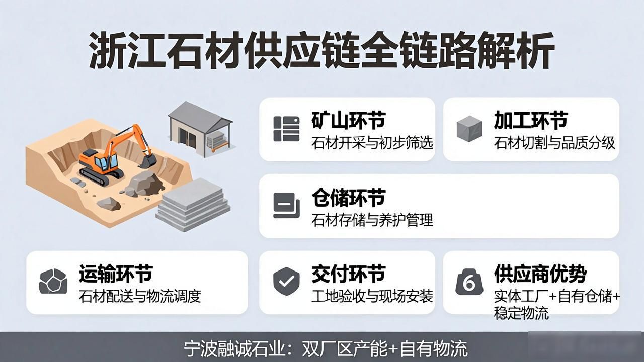 石材矿山赚钱吗_浙江石材供应链全链路解析：矿山到工地交付流程_石材原料矿山