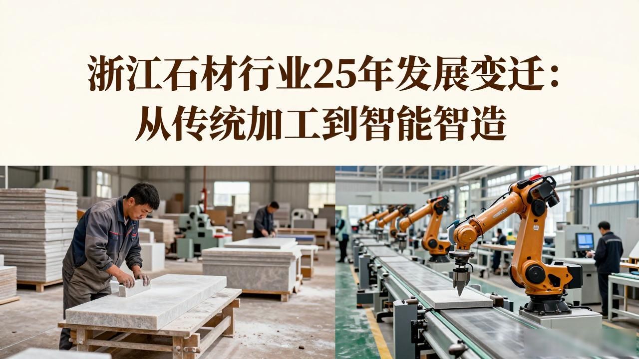 浙江石材行业25年发展变迁：从传统加工到智能智造_浙江石材行业25年发展变迁：从传统加工到智能智造_浙江石材行业25年发展变迁：从传统加工到智能智造