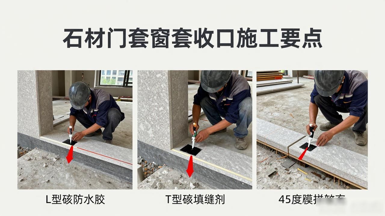 石材门窗套工程量计算_门窗石材窗套收边厚度_石材门套窗套收口施工要点