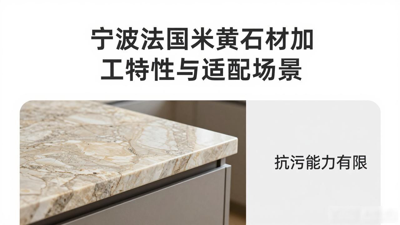 宁波有那些石材厂_宁波法国米黄石材加工特性与适配场景_宁波石材辅料
