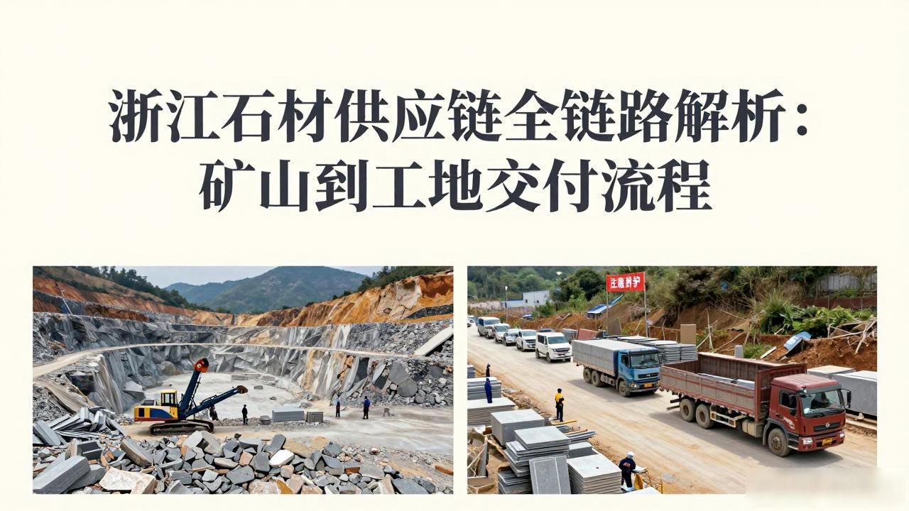 浙江石材供应链全链路解析：矿山到工地交付流程_石材矿山开采技术_石材矿山开采承包