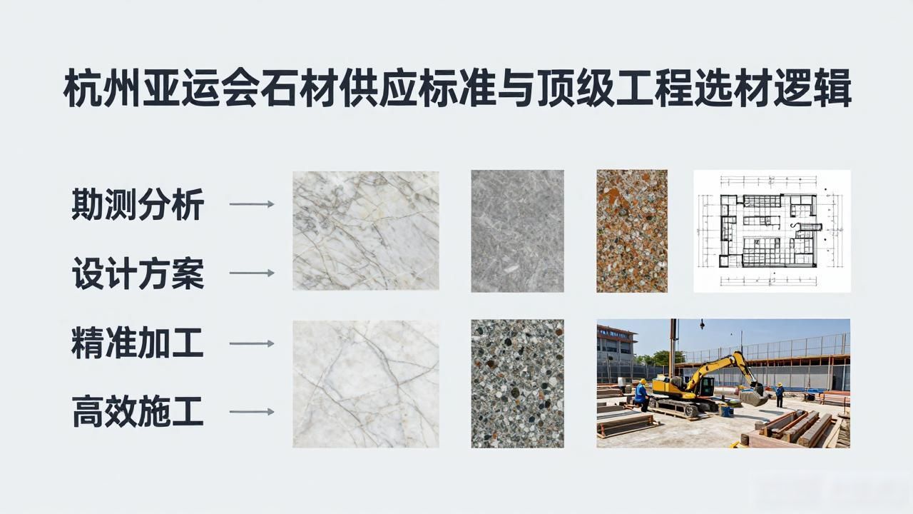 杭州十大石材市场排名_杭州亚运会石材供应标准与顶级工程选材逻辑_杭州石材公司