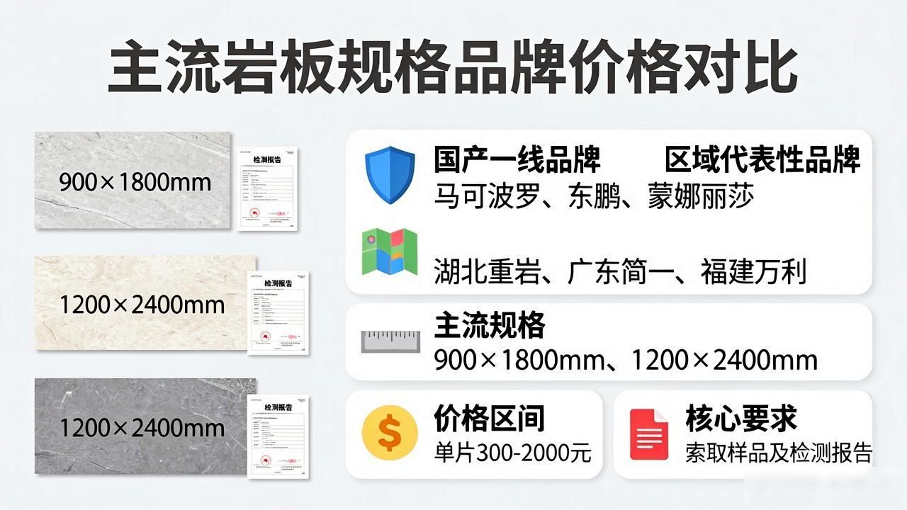岩板材质参数_不同岩板材质的区别_主流岩板规格品牌价格对比