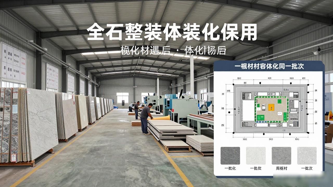 石材一体板_全屋石材整装一体化服务模式_石材一体板安装图