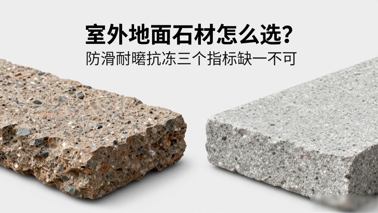 户外地面石材_石材耐磨排名前十_室外地面石材怎么选？防滑耐磨抗冻三个指标缺一不可