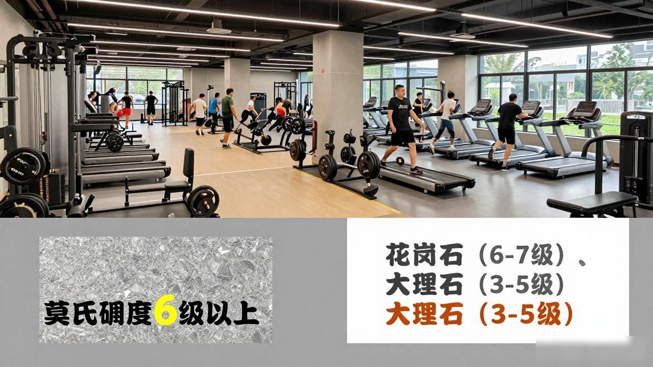 哪里有石材知识培训的_体育馆健身中心石材选材：高人流区域适配要点_石材体验网