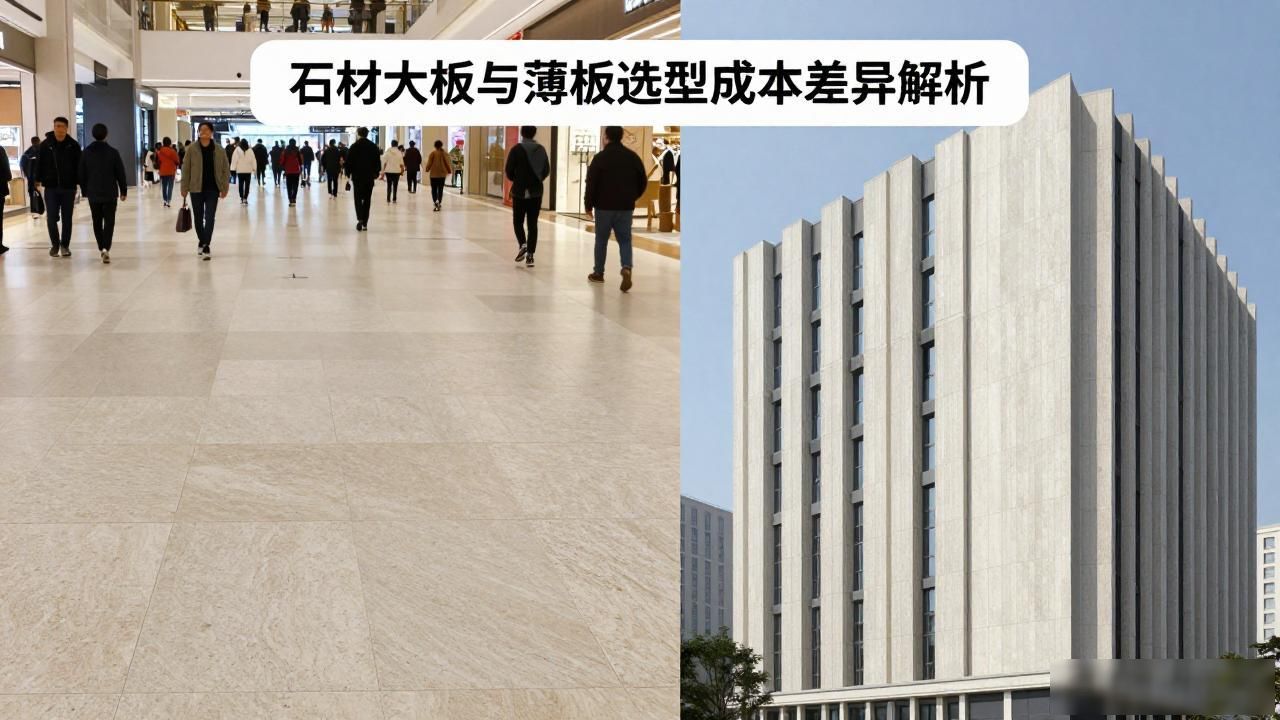 超薄石材装饰板_石材大板与薄板选型成本差异解析_石材规格板价格