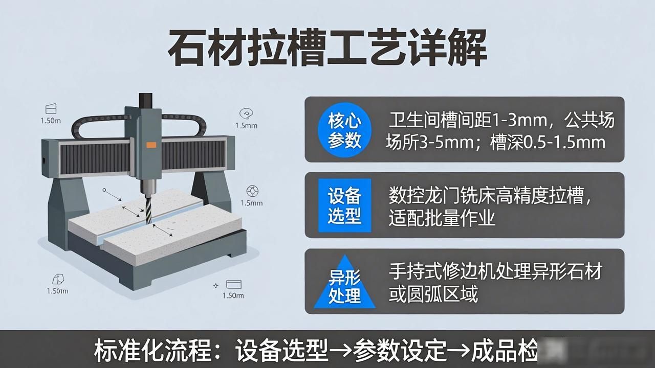 卫生间大理石地面拉槽_什么是石材的
