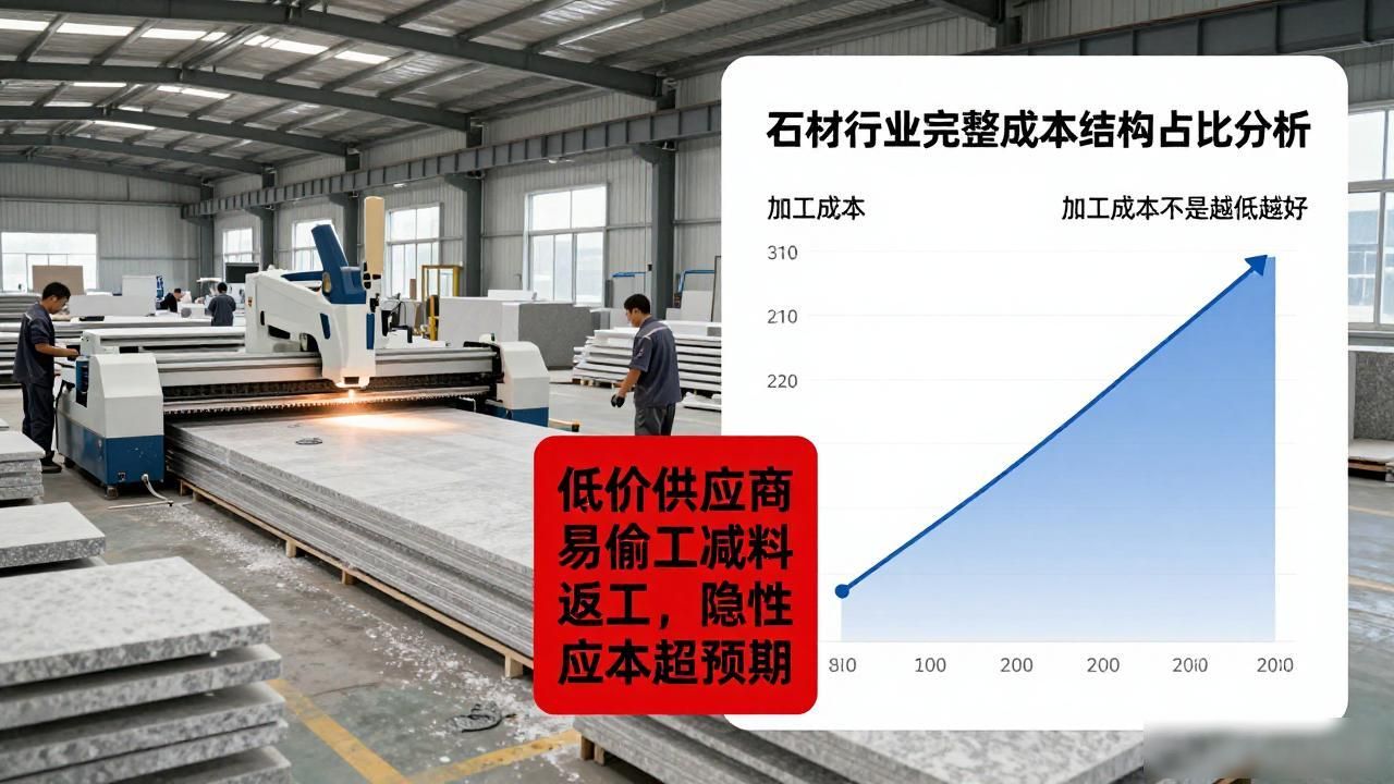 石材行业完整成本结构占比分析_石材成本计算器app下载_石材加工成本