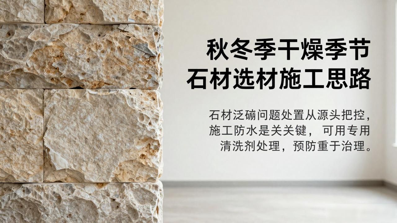秋冬季干燥季节石材选材施工思路_天气热干石材说说句子_石材用什么材料保养最好
