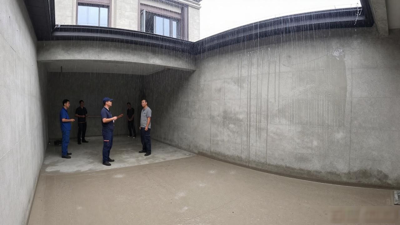 地下室天井怎么装修_别墅地下室天井石材防水收口方案_别墅地下室天井顶该不该封上
