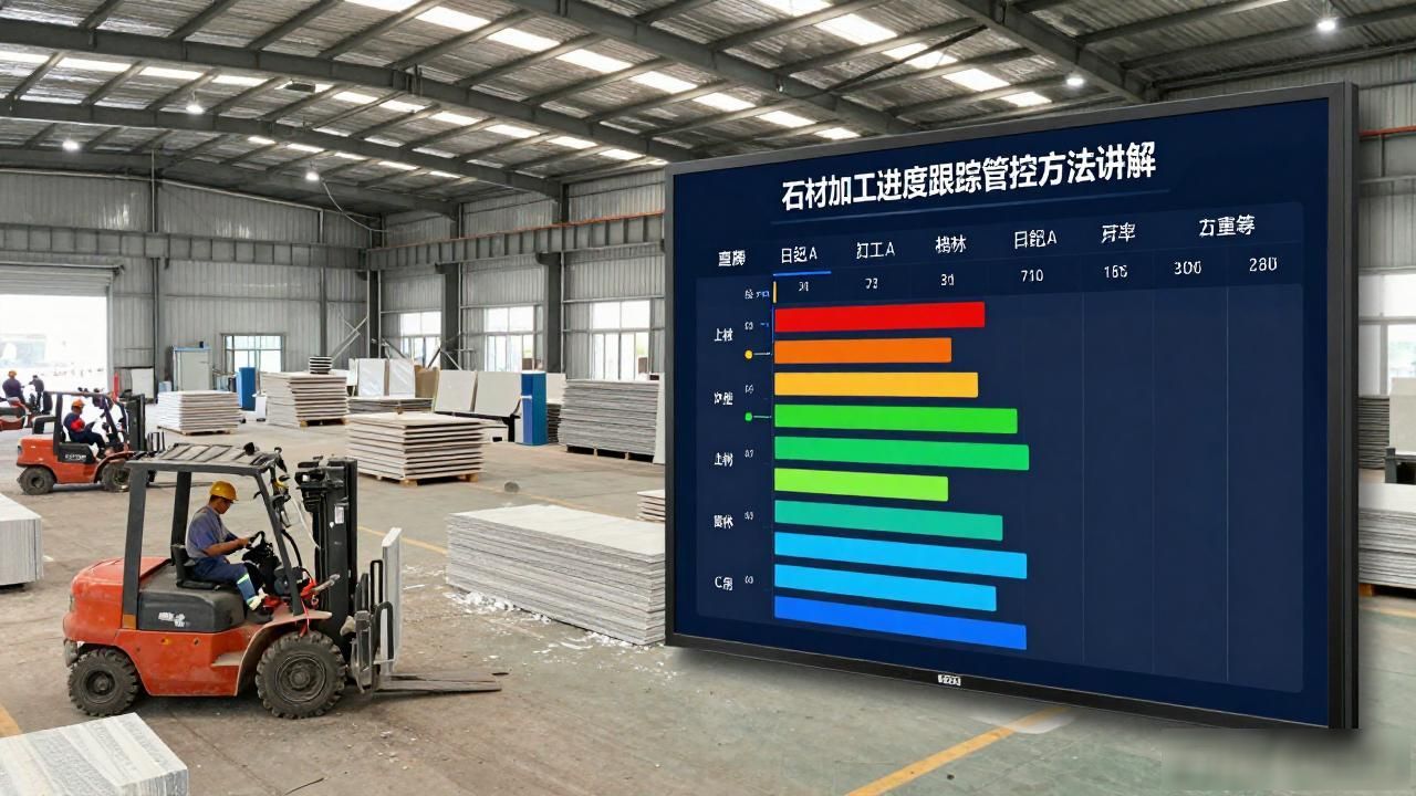 石材加工进度跟踪管控方法讲解_石材加工流程_石材加工视频大全