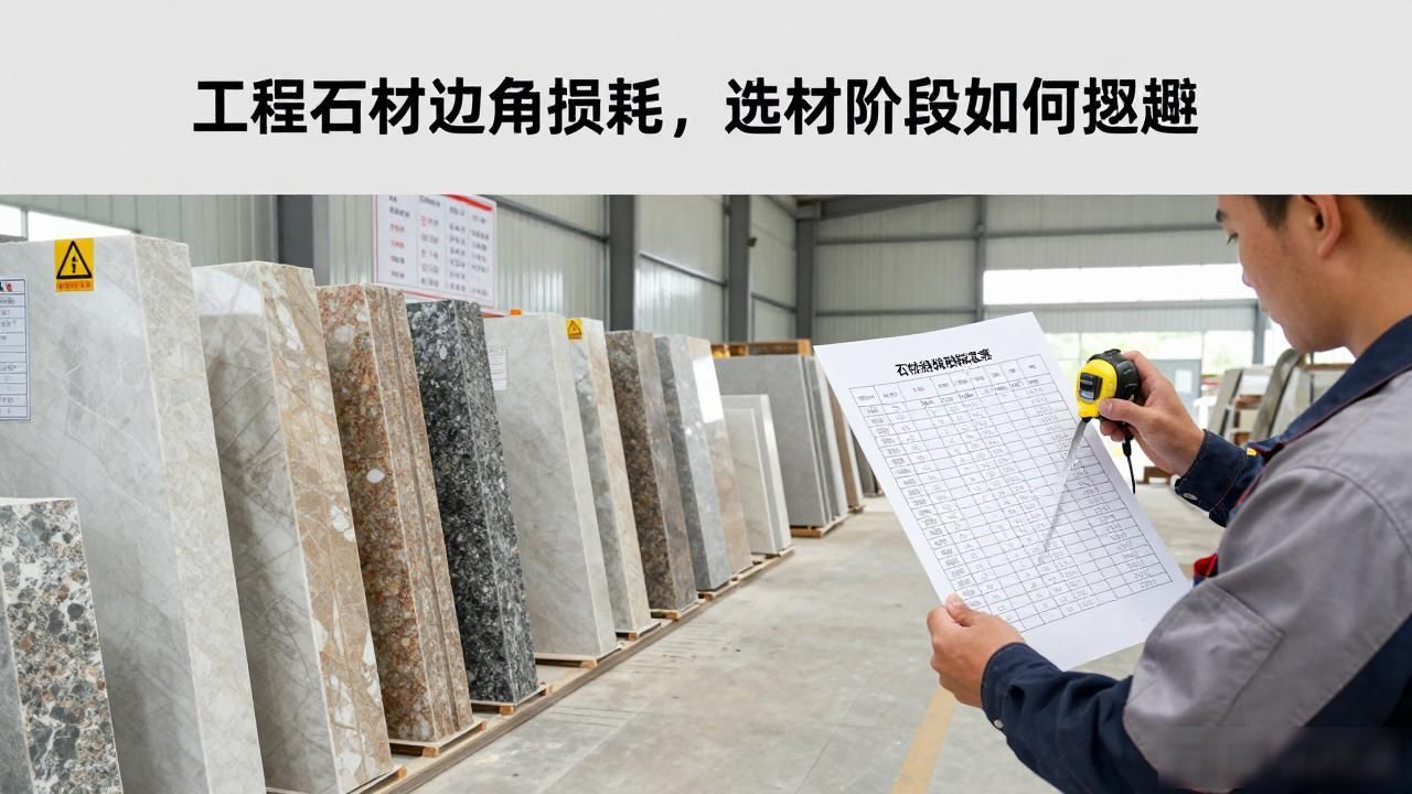 工程石材边角损耗，选材阶段如何规避_石材损耗率计算公式专家解答_常用材料损耗标准