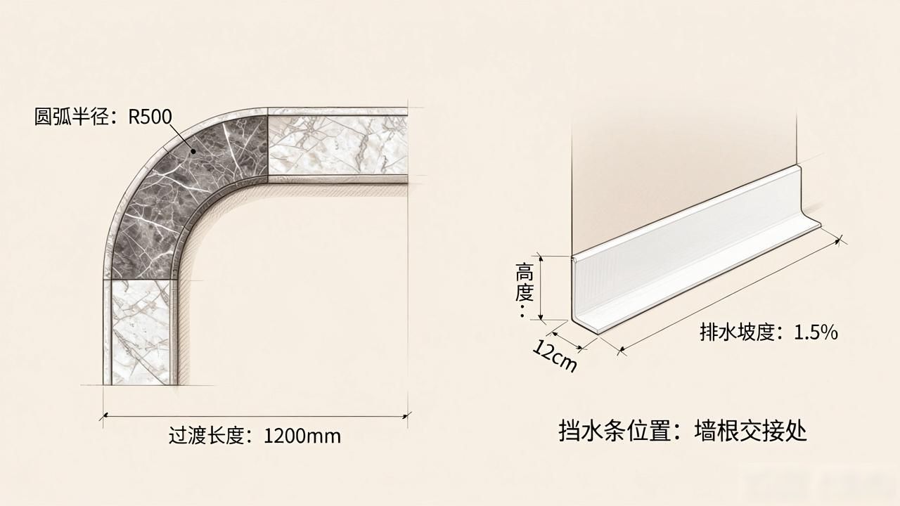 石材拼接缝的几种处理方法_不同材质石材拼接收口图纸处理方法_石材拼接图案