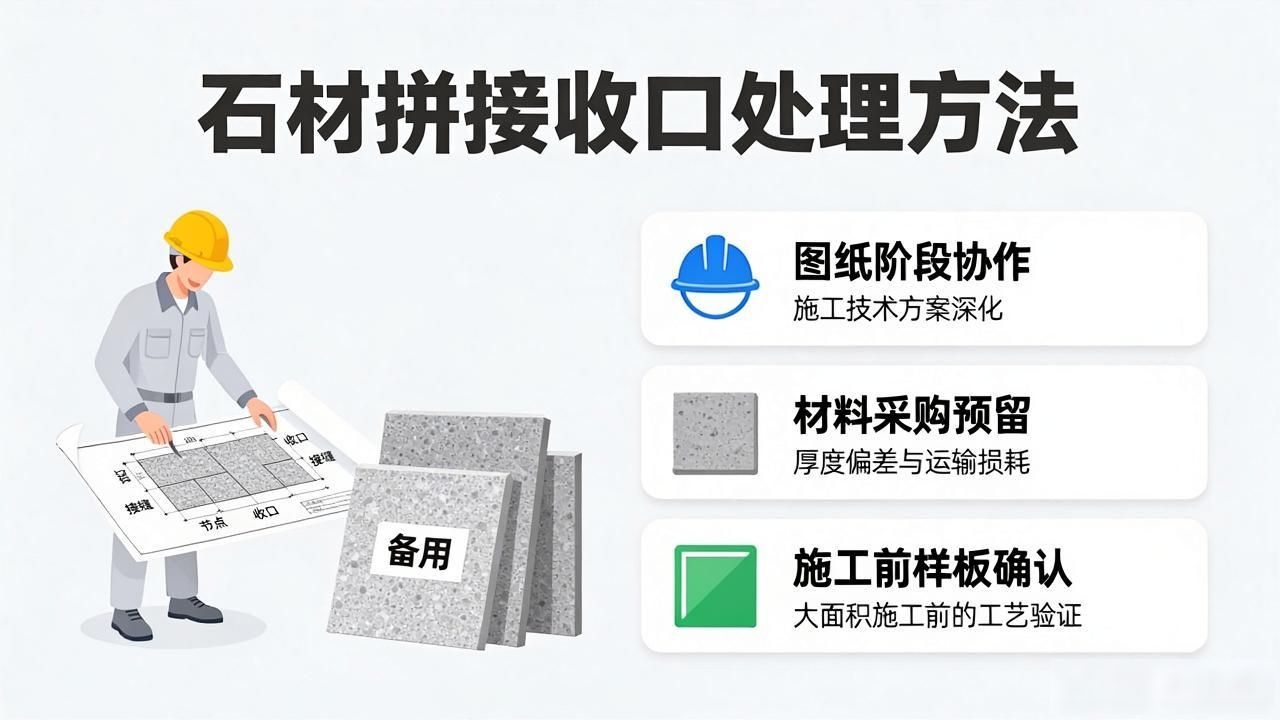 石材拼接缝的几种处理方法_不同材质石材拼接收口图纸处理方法_石材拼接图案