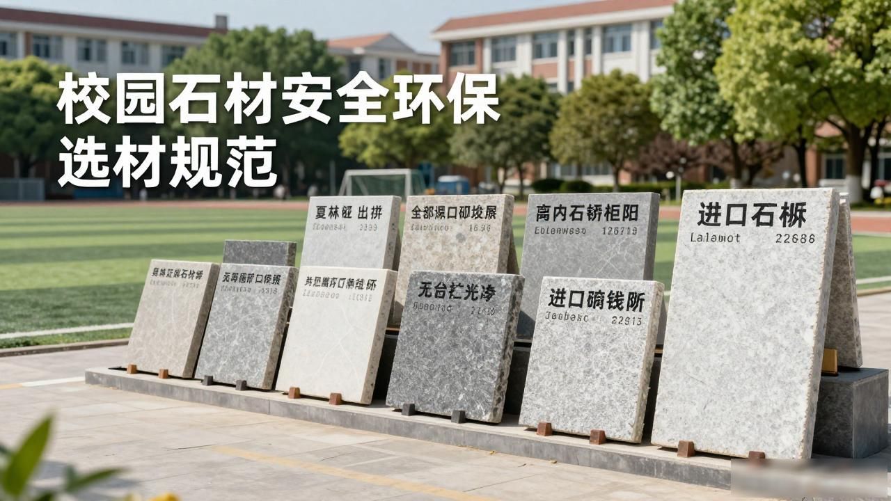 校园石材安全环保选材规范_石材绿色环保证明图片_石材安全注意事项