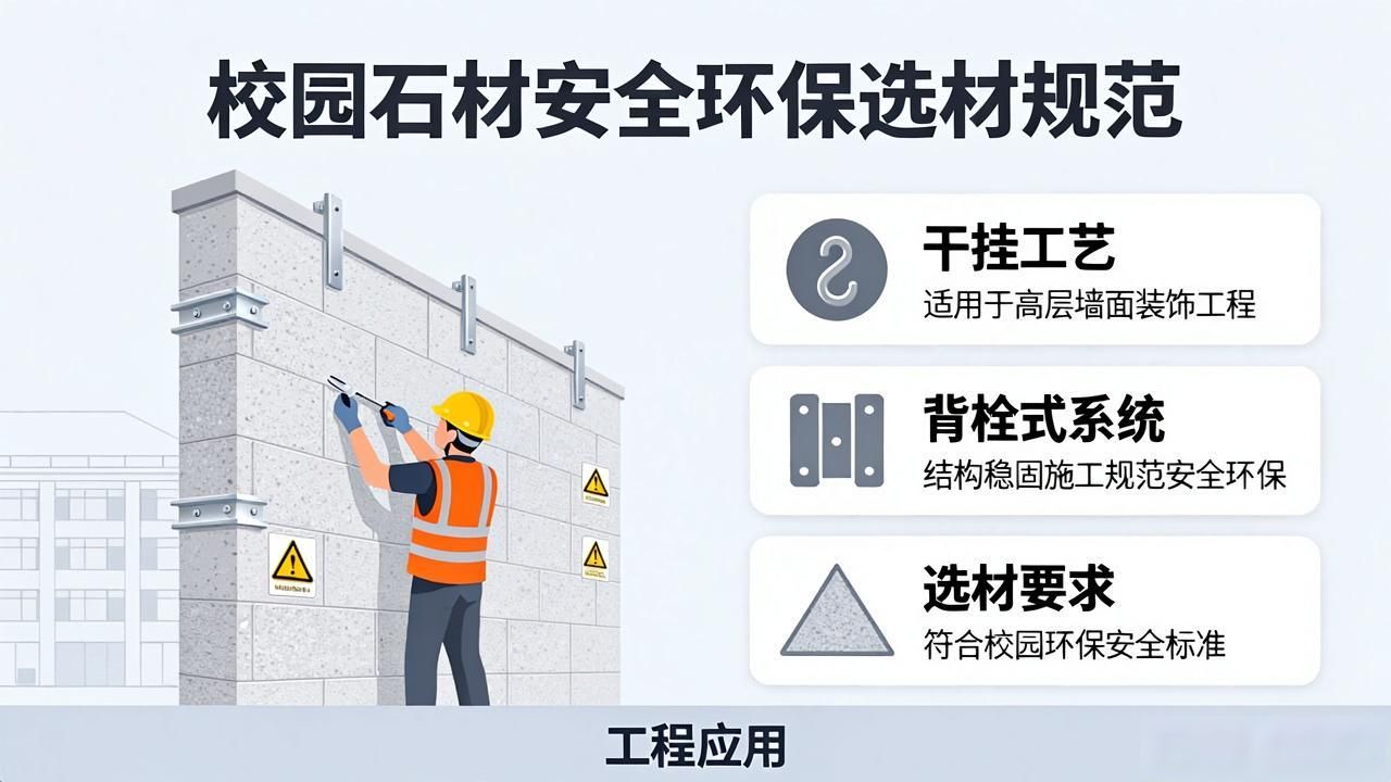 校园石材安全环保选材规范_石材绿色环保证明图片_石材安全注意事项