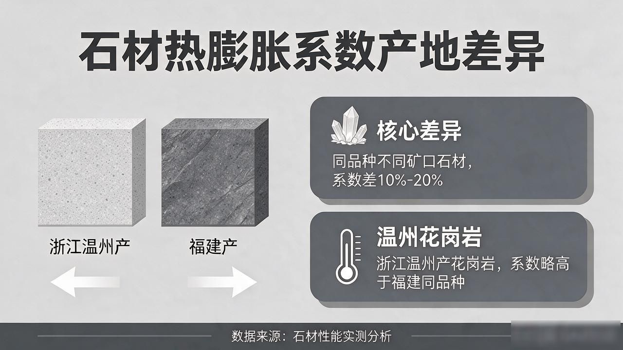 岩石膨胀系数表_竖向膨胀率原始记录带数据_不同石材热膨胀系数横向对比讲解
