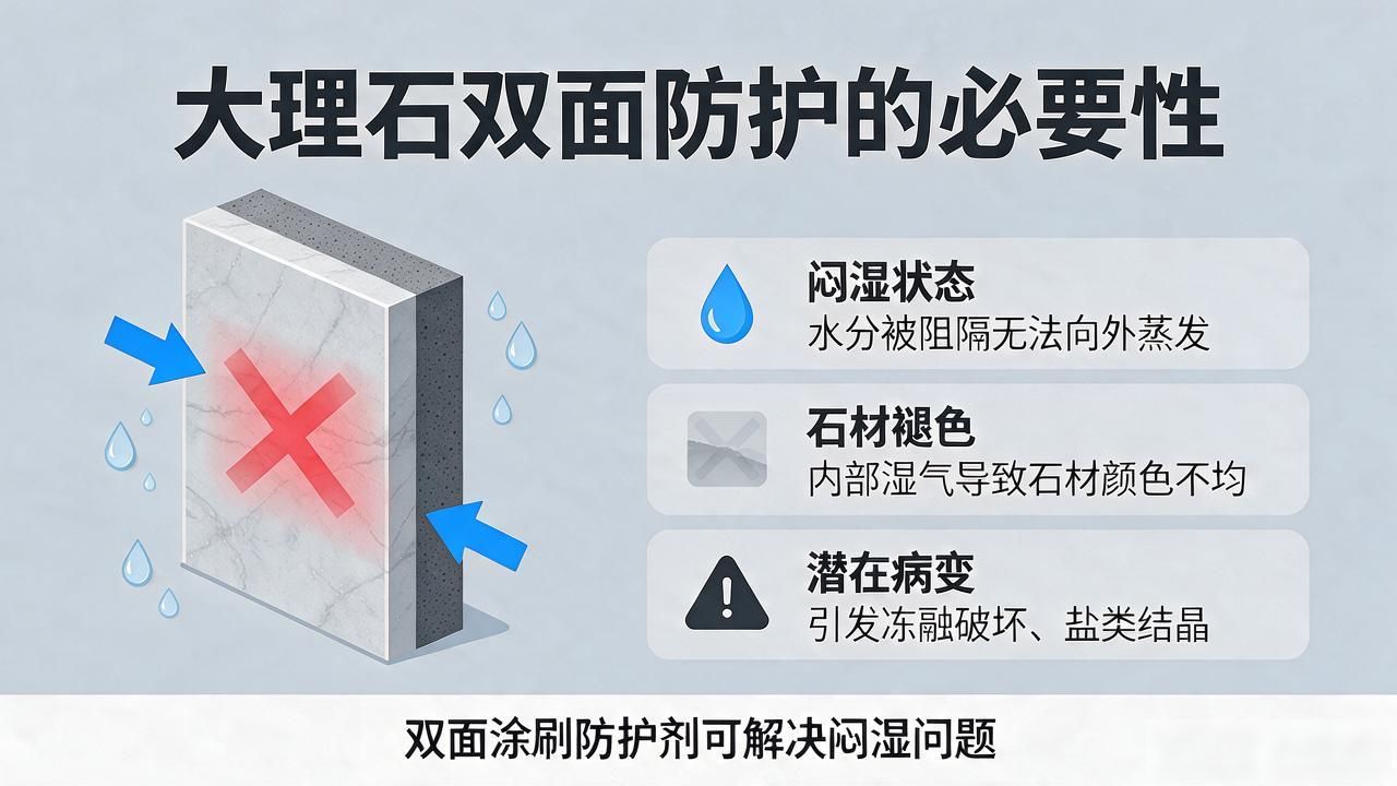 防大理石涂料怎么做_大理石防护，为什么建议双面涂刷_大理石防护剂什么品牌好