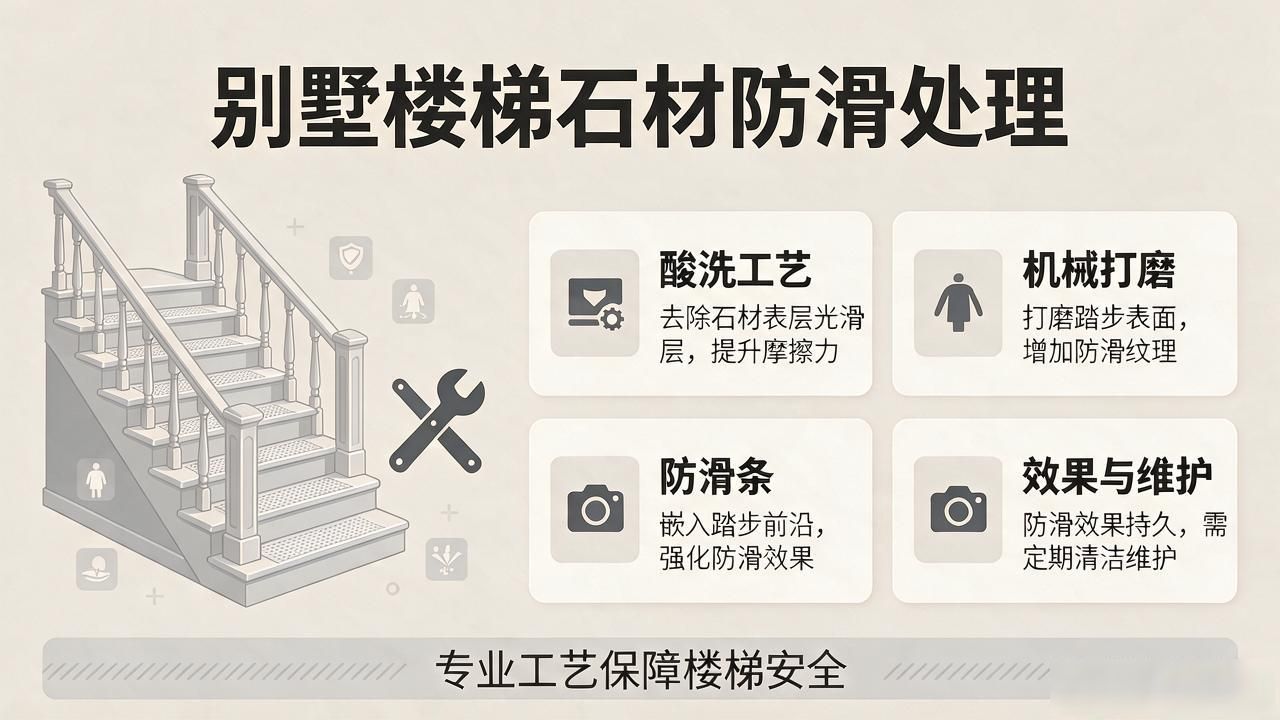 别墅楼梯用大理石还是花岗岩_别墅楼梯用石材好还是木材好_别墅楼梯石材防滑处理几种方式