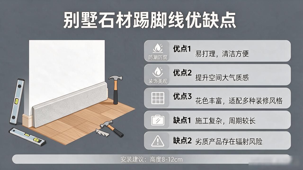 别墅石材踢脚线几种做法优缺点_别墅地面石材_石材踢脚线施工工艺