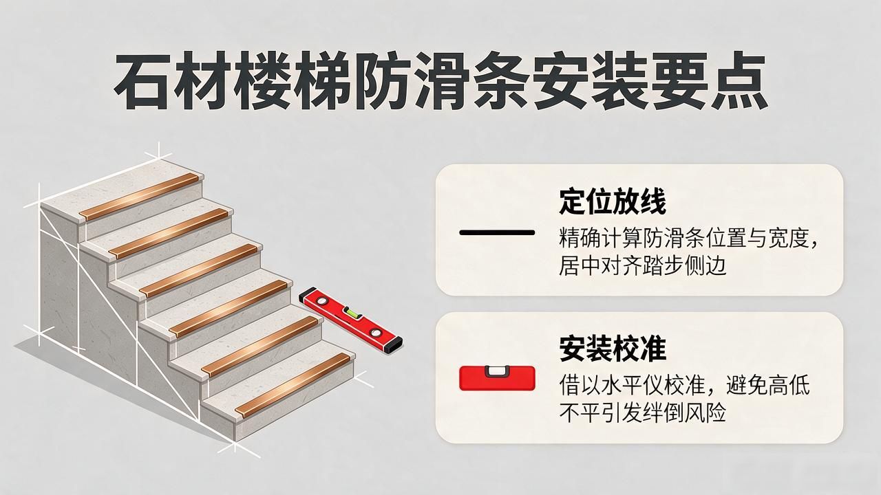 石材楼梯防滑条材料与安装封面图新闻