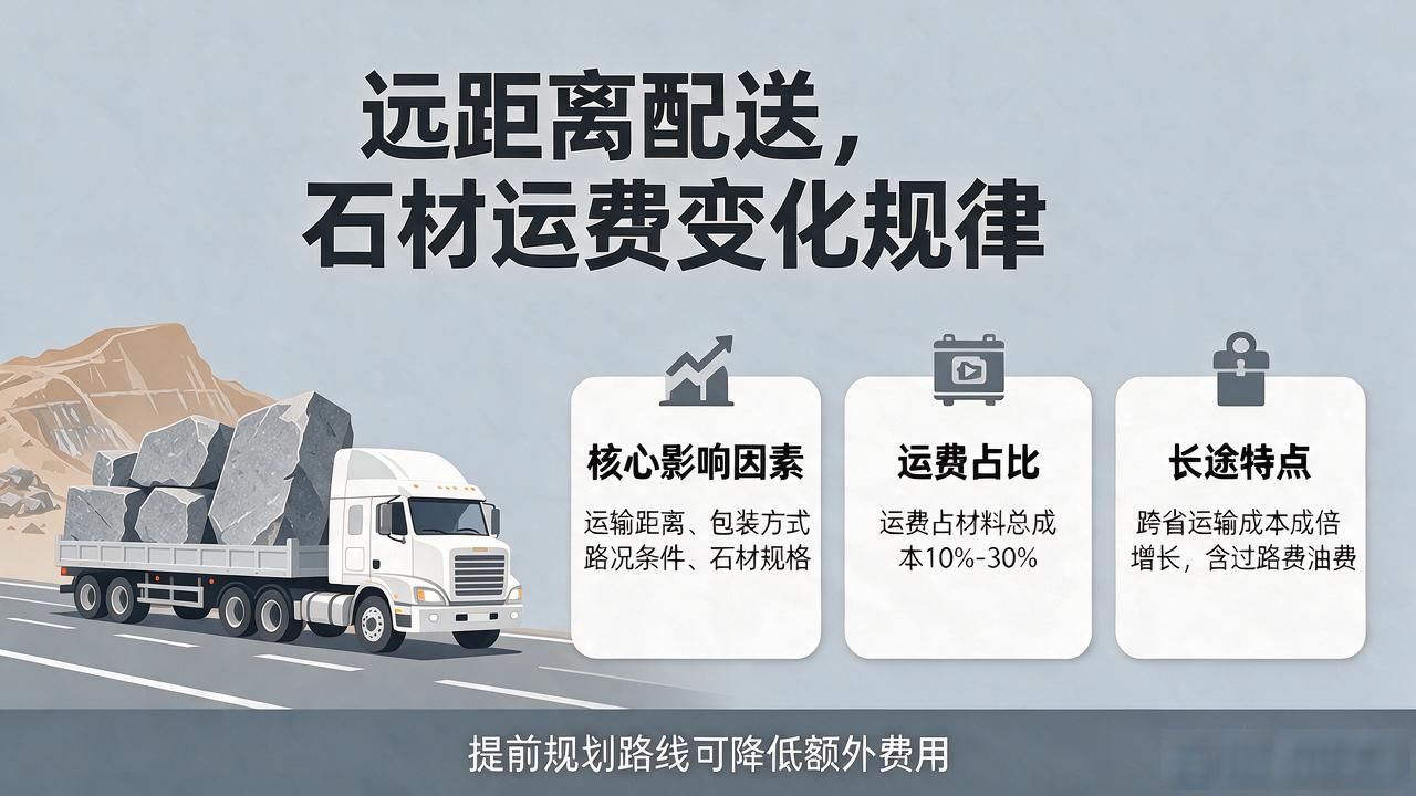 距离衰减规律_远距离配送，石材运费变化规律科普_石材运费多少钱一吨