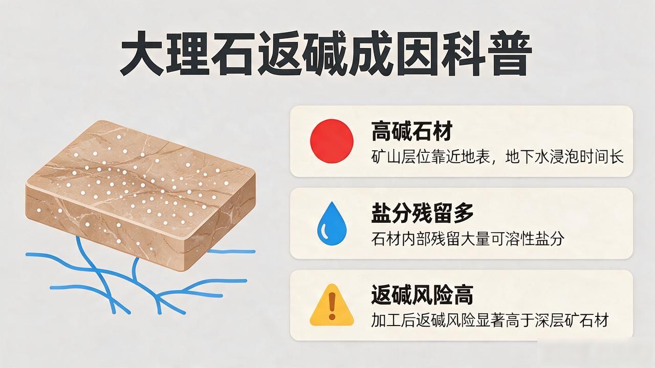 大理石返碱现象完整成因科普封面图新闻