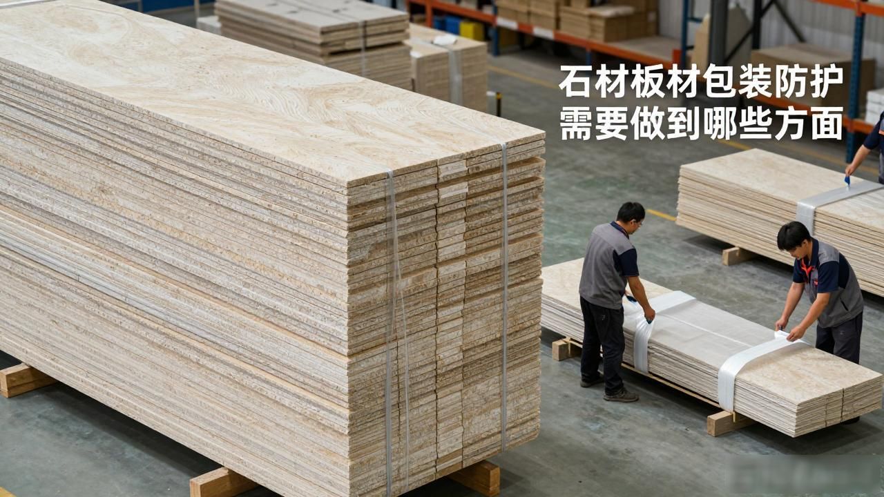 石材工程的防护和保养_石材板材包装防护需要做到哪些方面_石材包装图片