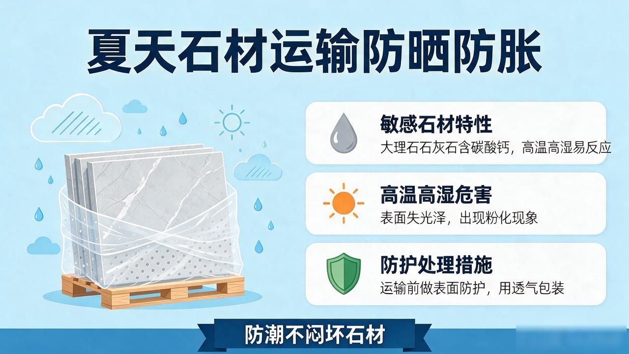 石头膨胀剂_夏天石材运输防晒防胀知识点科普_石头膨胀剂的使用方法