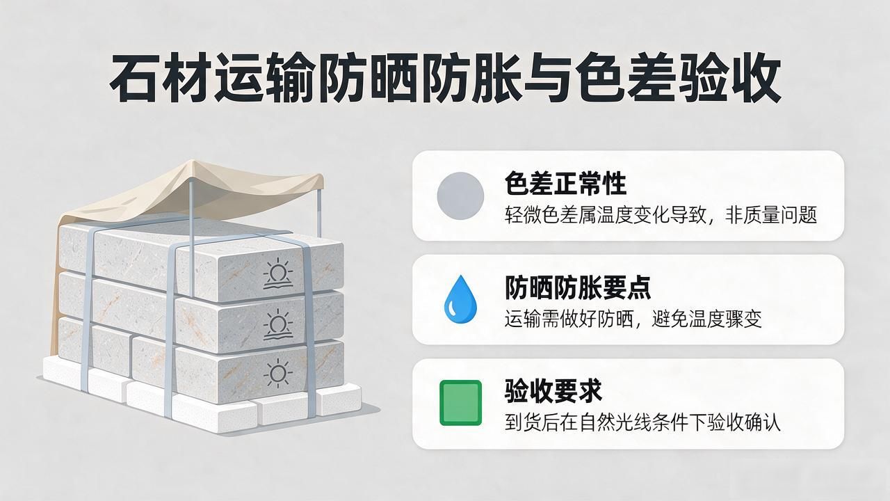 石头膨胀剂的使用方法_夏天石材运输防晒防胀知识点科普_石头膨胀剂