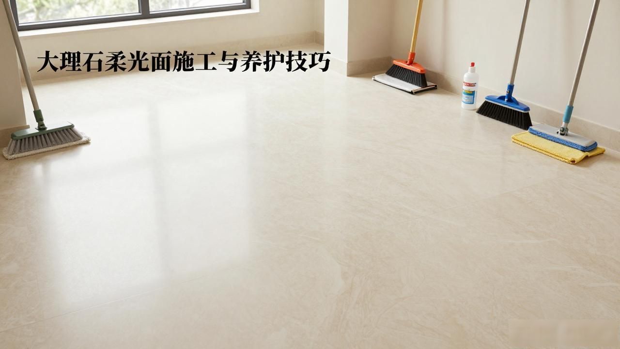 大理石柔光面施工与养护技巧_大理石的施工方法_大理石养护怎么做