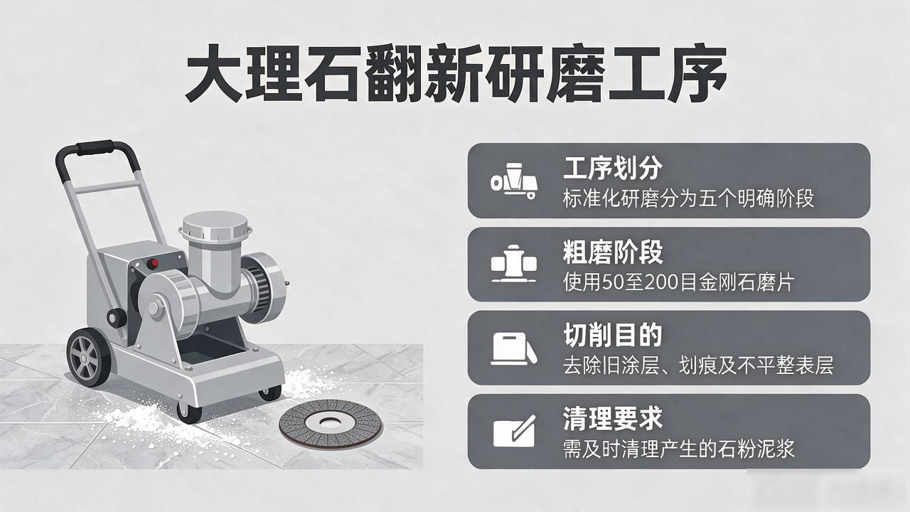 大理石地面翻新研磨的工序封面图新闻