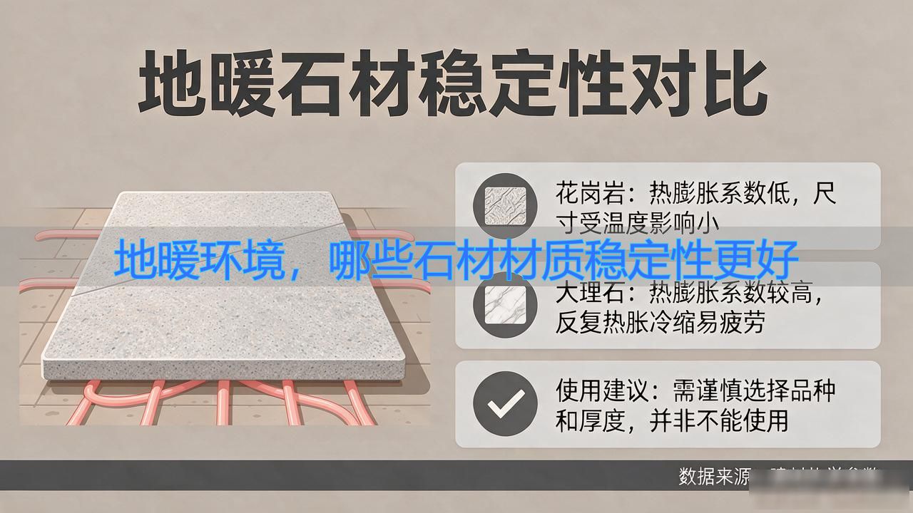 地暖环境,哪些石材材质稳定性更好封面图新闻