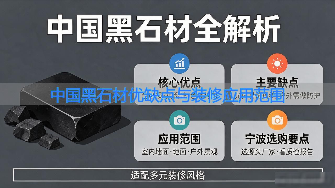 中国黑石材优缺点与装修应用范围封面图新闻