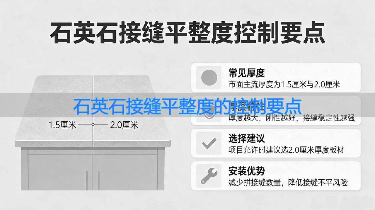 石英石接缝平整度的控制要点_石英石现场接缝机安装视频_石材平接缝