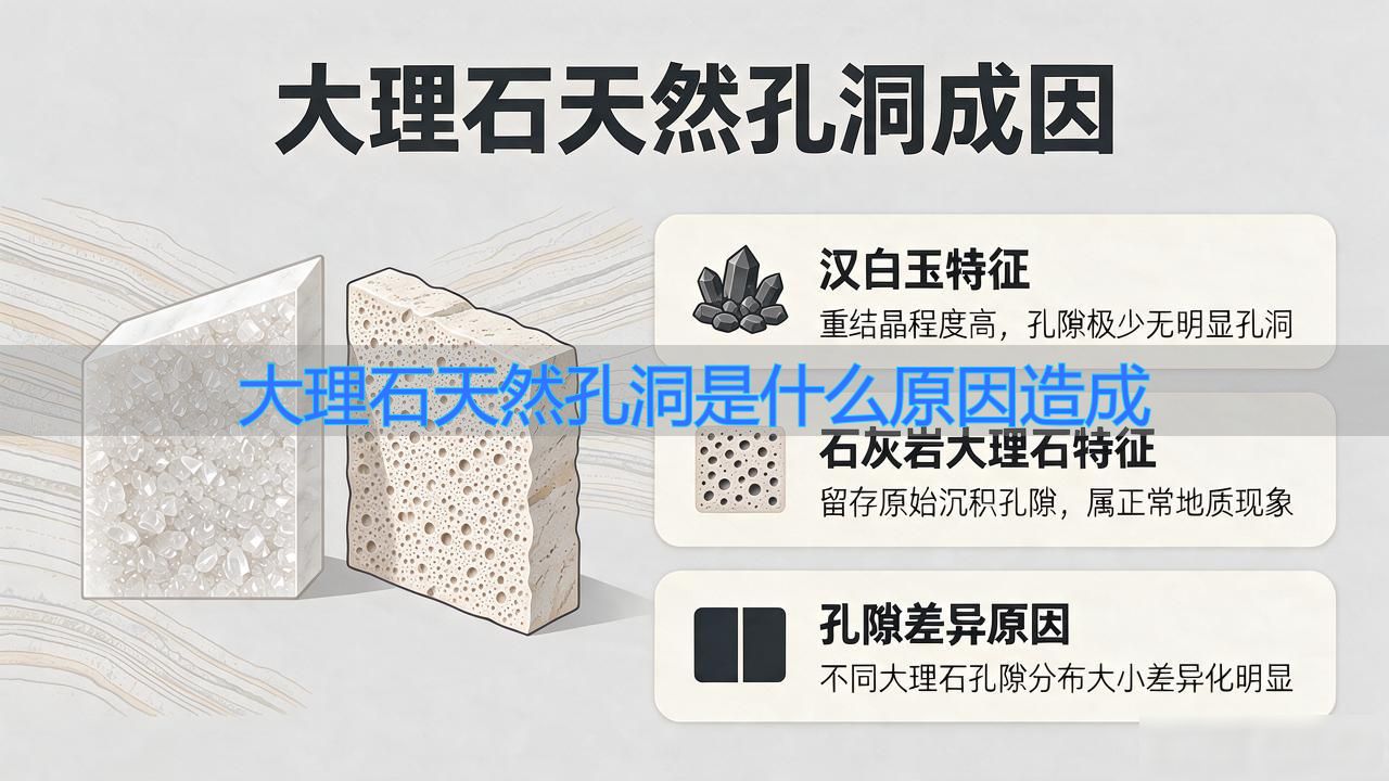 大理石为什么有孔洞_天然大理石有小孔是怎么回事_大理石天然孔洞是什么原因造成